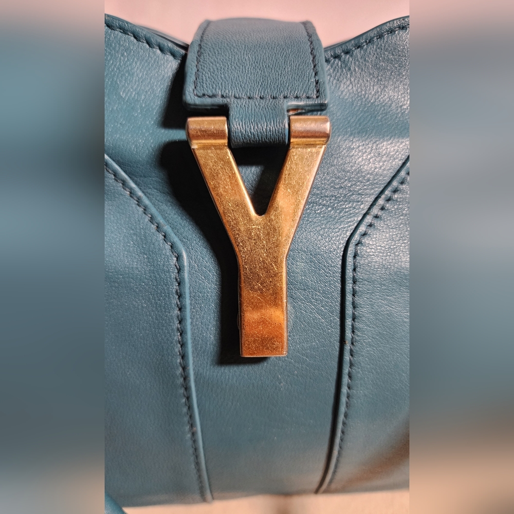 Yves Saint Laurent small cabas 2 way (orig strap not incl). Minor corner wear. - Picture 8 of 16